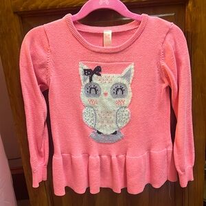 Size 4T Owl knit sweater
